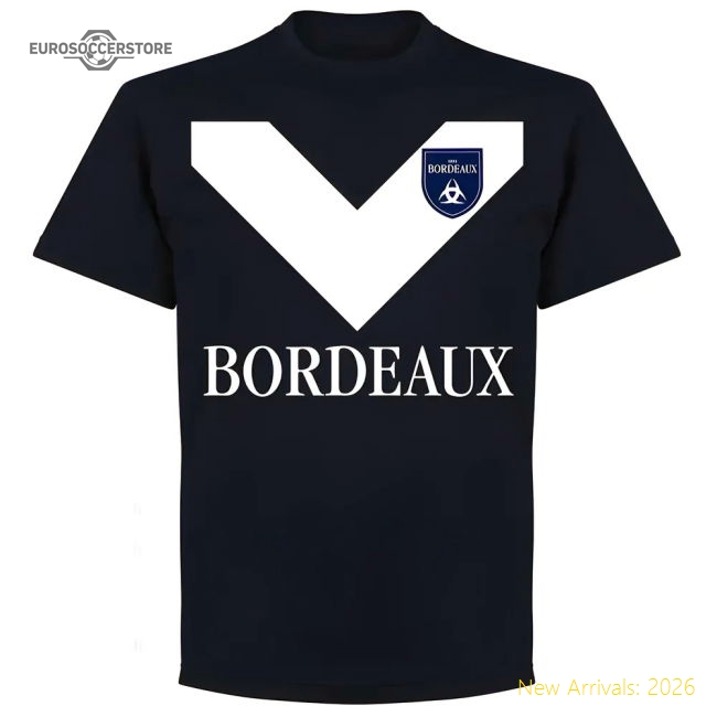 Bordeaux Team T-Shirt - Navy-The Soccer Shirt Hub