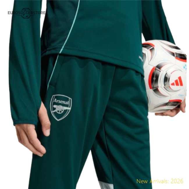 2025-2026 Arsenal Training Pants (Aurora Ivy) - Kids-The Soccer Shirt Hub
