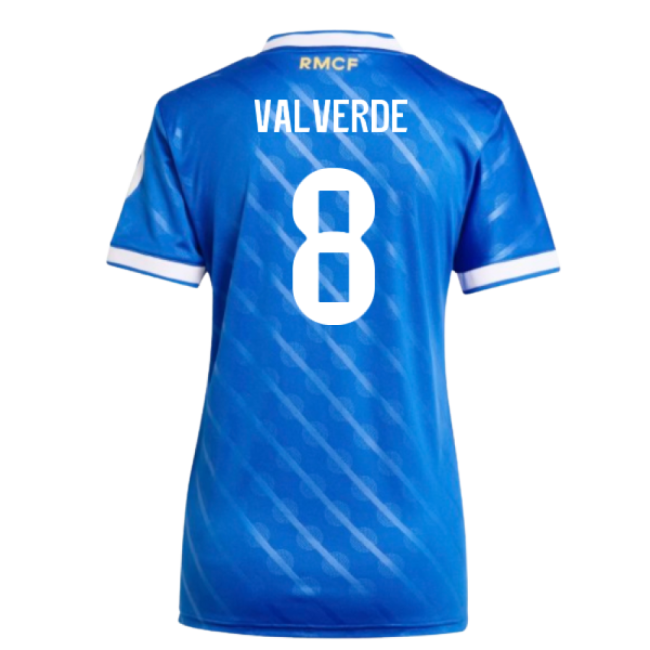 2025-2026 Real Madrid Third Shirt (Womens) (Valverde 8)-The Soccer Shirt Hub