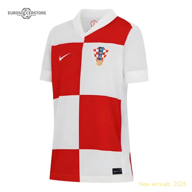 2024-2025 Croatia Home Shirt (Kids)-The Soccer Shirt Hub