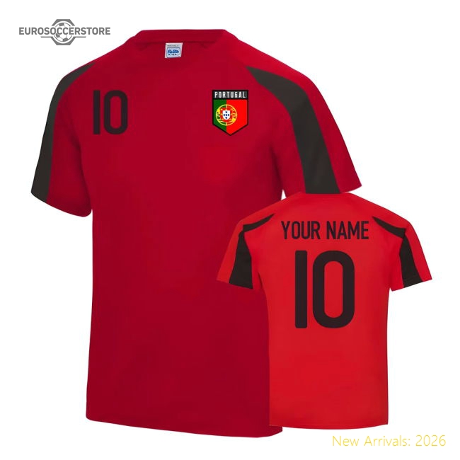 Portugal Sports Training Jersey (Your Name)-The Soccer Shirt Hub