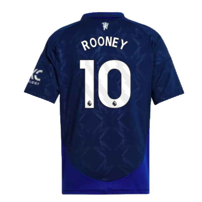 2024-2025 Man Utd Away Shirt (Kids) (Rooney 10)-The Soccer Shirt Hub
