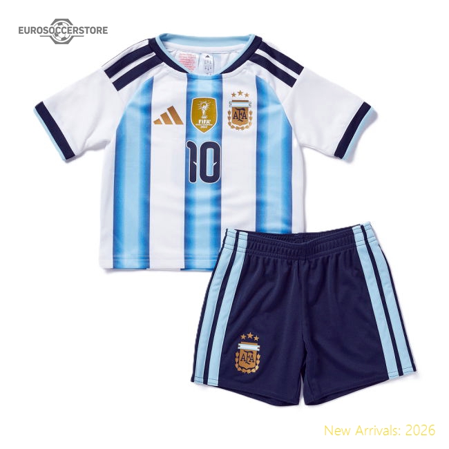 2026-2027 Argentina Lionel Messi Home Mini Kit-The Soccer Shirt Hub