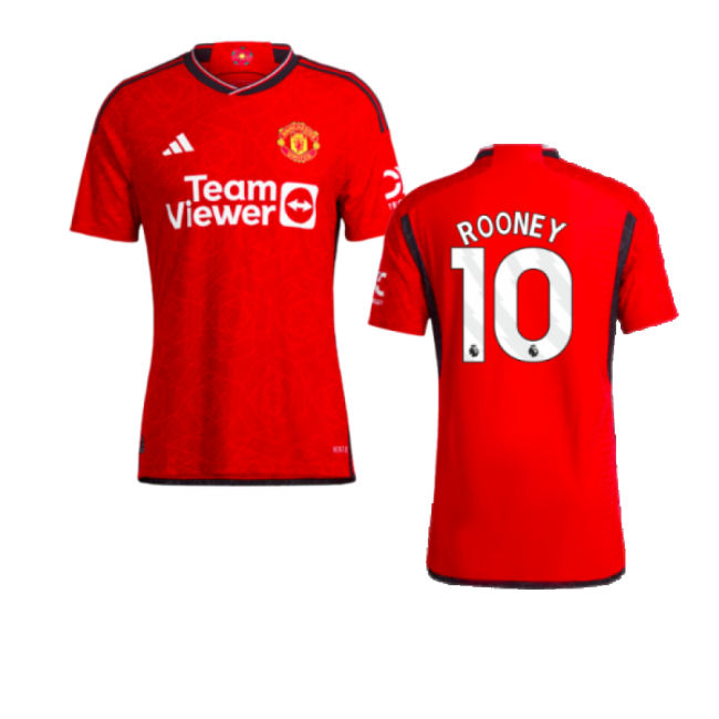 2023-2024 Man Utd Authentic Home Shirt (Rooney 10)-The Soccer Shirt Hub