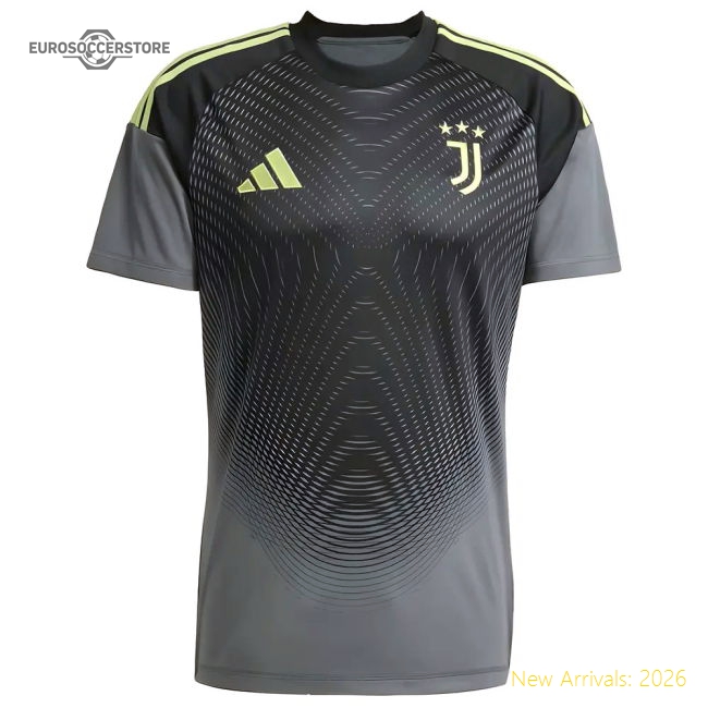 2025-2026 Juventus Home Goalkeeper Shirt (Grey)-The Soccer Shirt Hub