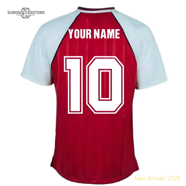 Arsenal 1988 Home Retro Football Shirt (Your Name)-The Soccer Shirt Hub