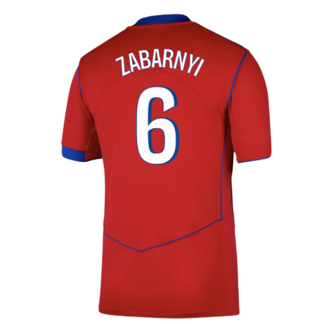 2025-2026 PSG Third Shirt (Zabarnyi 6)-The Soccer Shirt Hub