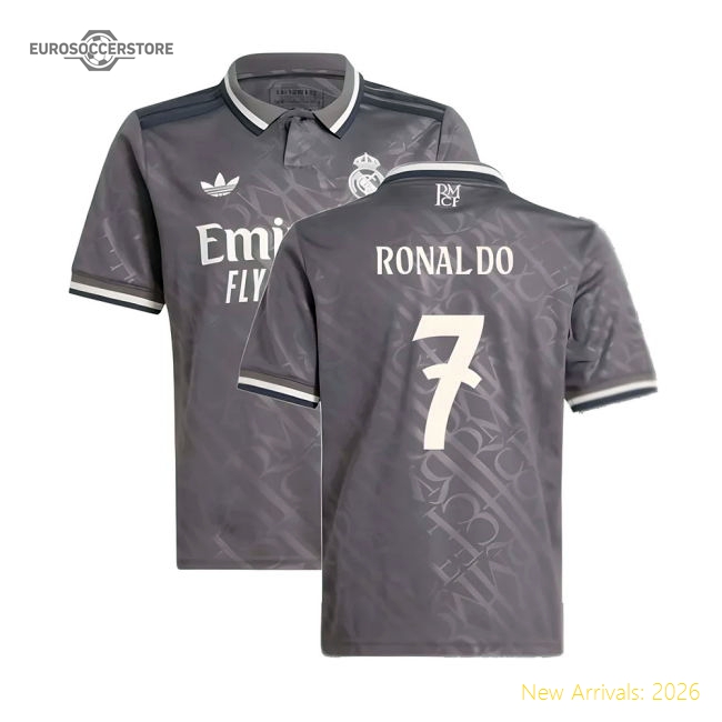2024-2025 Real Madrid Third Shirt (Kids) (Ronaldo 7)-The Soccer Shirt Hub