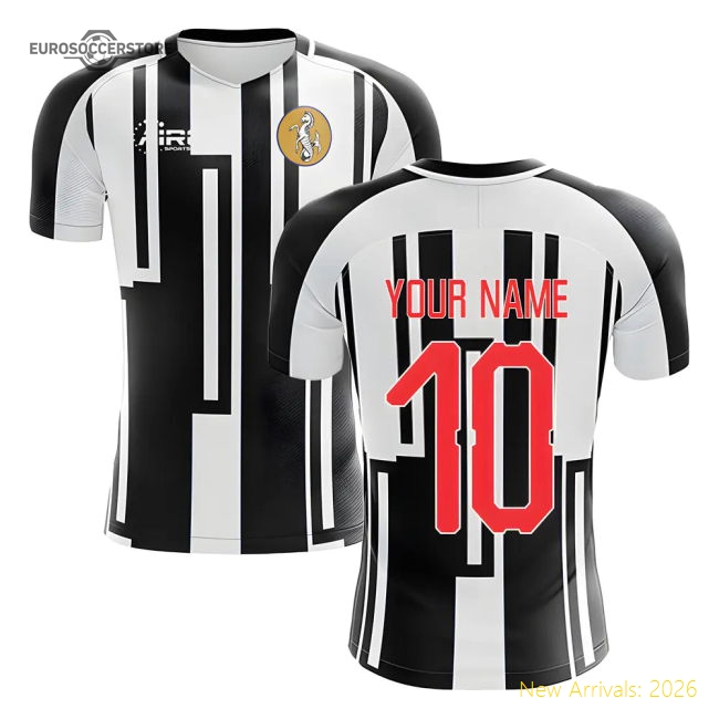 2025-2026 Newcastle Home Concept Football Shirt (Your Name)-The Soccer Shirt Hub