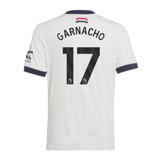 2024-2025 Man Utd Third Shirt (Kids) (Garnacho 17)-The Soccer Shirt Hub