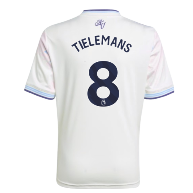 2025-2026 Aston Villa Third Shirt - Kids (Tielemans 8)-The Soccer Shirt Hub
