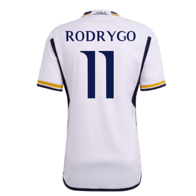 2023-2024 Real Madrid Home Shirt (Rodrygo 11)-The Soccer Shirt Hub