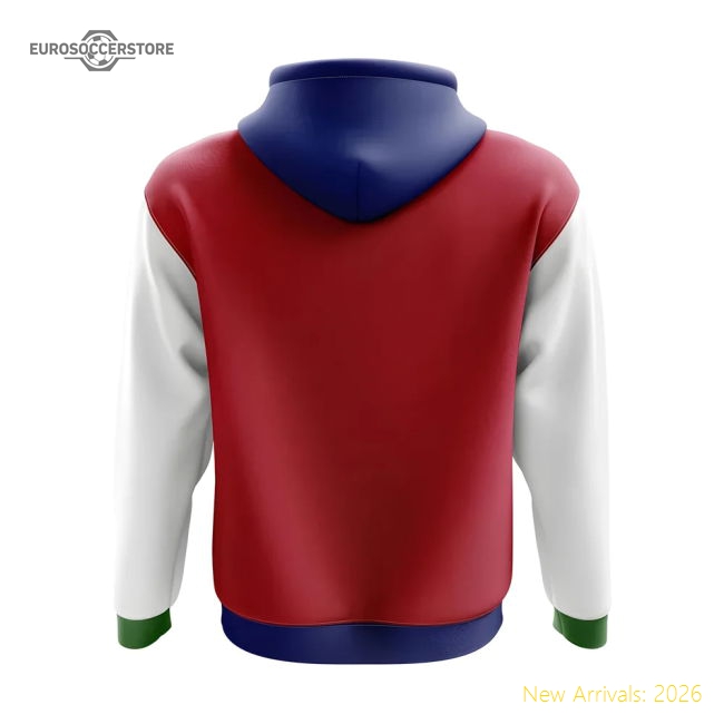 Seychelles Concept Country Football Hoody (Red)-The Soccer Shirt Hub