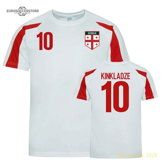 Georgia Sports Training Jersey (Kinkladze 10)-The Soccer Shirt Hub