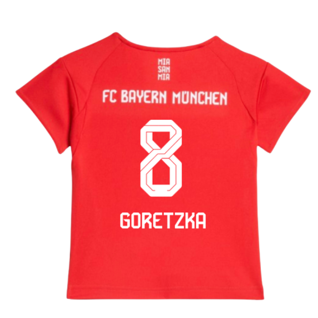2025-2026 Bayern Munich Home Baby Kit (Goretzka 8)-The Soccer Shirt Hub