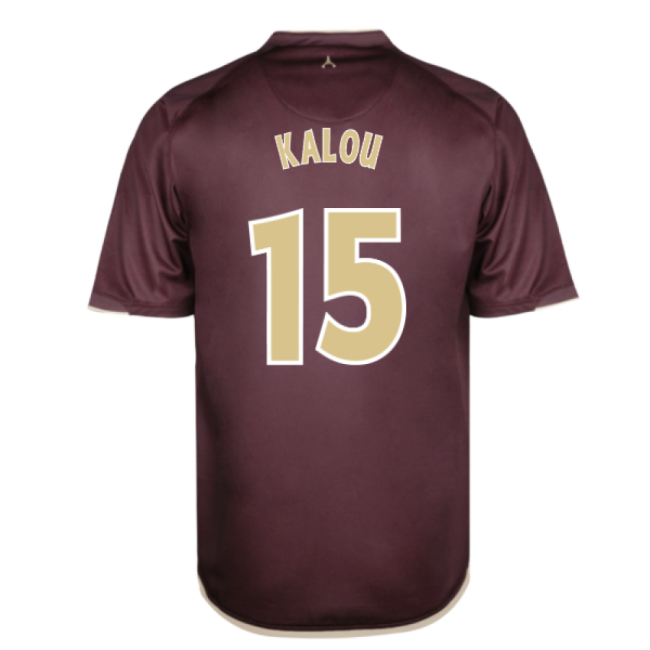 2006-2007 PSG Away Retro Shirt (Kalou 15)-The Soccer Shirt Hub