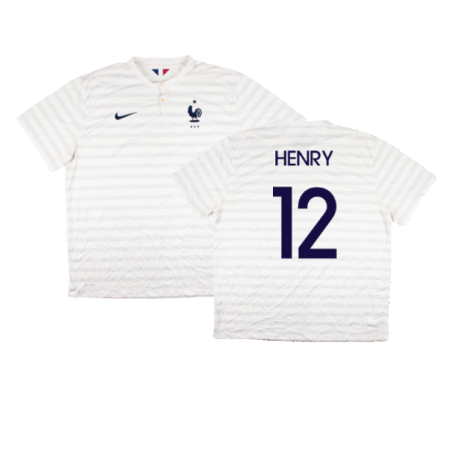 France 2014-15 Away Shirt ((Very Good) XXL) (Henry 12)-The Soccer Shirt Hub