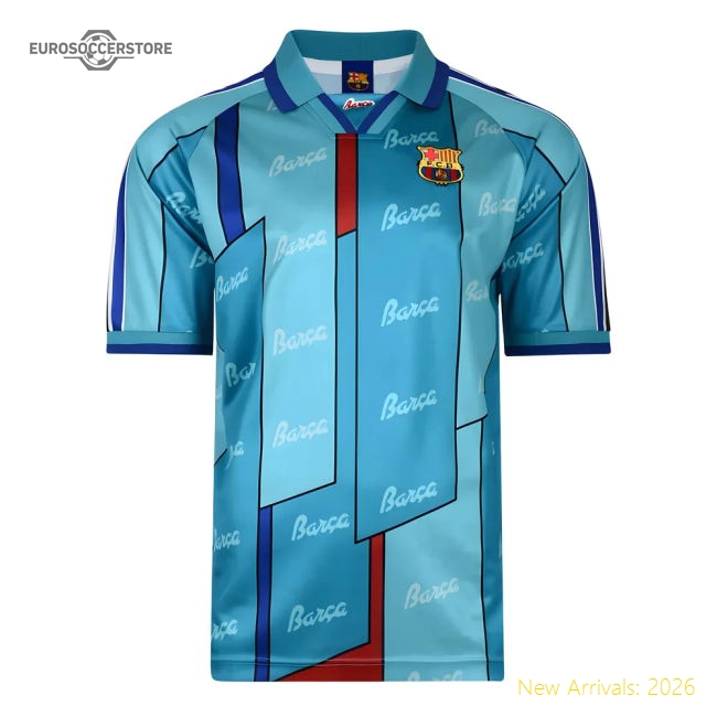 Score Draw Barcelona 1997 ECWC Final Retro Football Shirt-The Soccer Shirt Hub