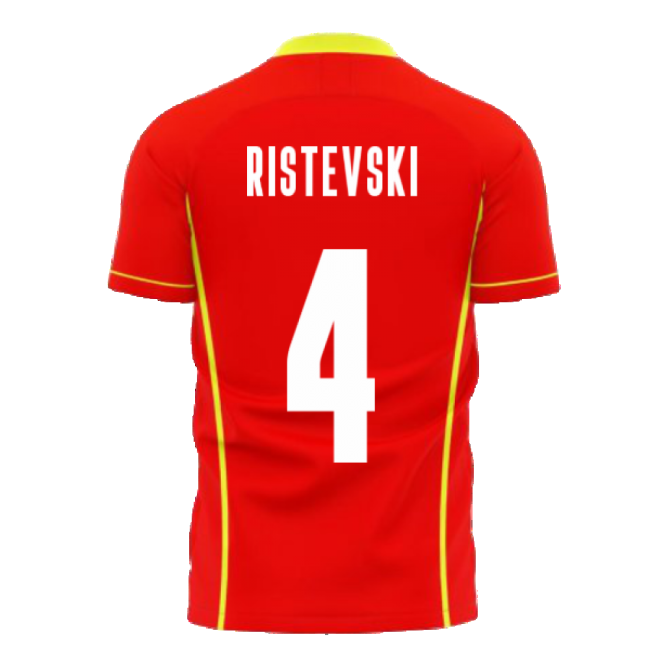 North Macedonia 2025-2026 Home Concept Shirt (Libero) (RISTEVSKI 4)-The Soccer Shirt Hub