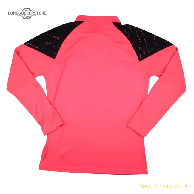 2023-2024 Man City Training Half Zip Top (Sunset Glow)-The Soccer Shirt Hub