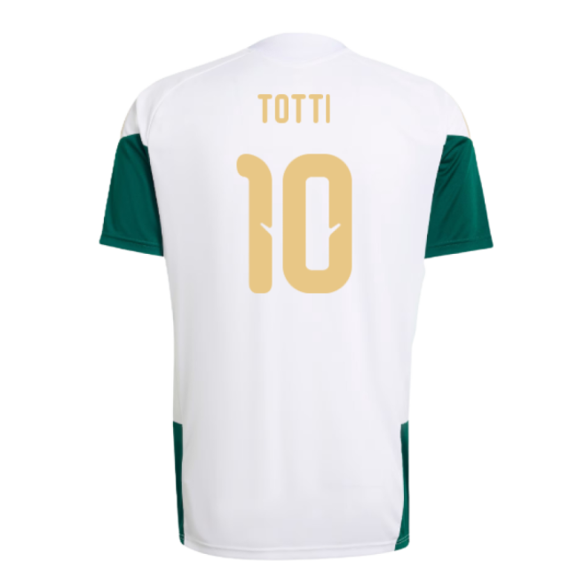 2026-2027 Italy Training Jersey (White) (Totti 10)-The Soccer Shirt Hub
