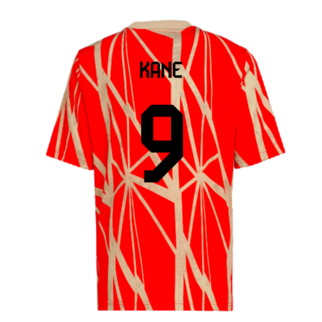 2024-2025 Bayern Munich Pre-Match Shirt (Red) (Kane 9)-The Soccer Shirt Hub