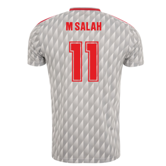 1989-1991 Liverpool Away Candy Retro Shirt (M SALAH 11)-The Soccer Shirt Hub