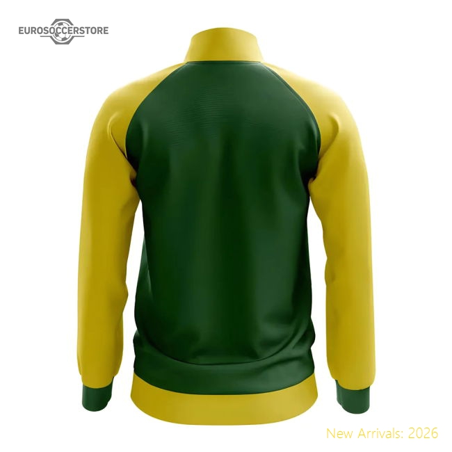 Ethiopia Concept Football Track Jacket (Green)-The Soccer Shirt Hub