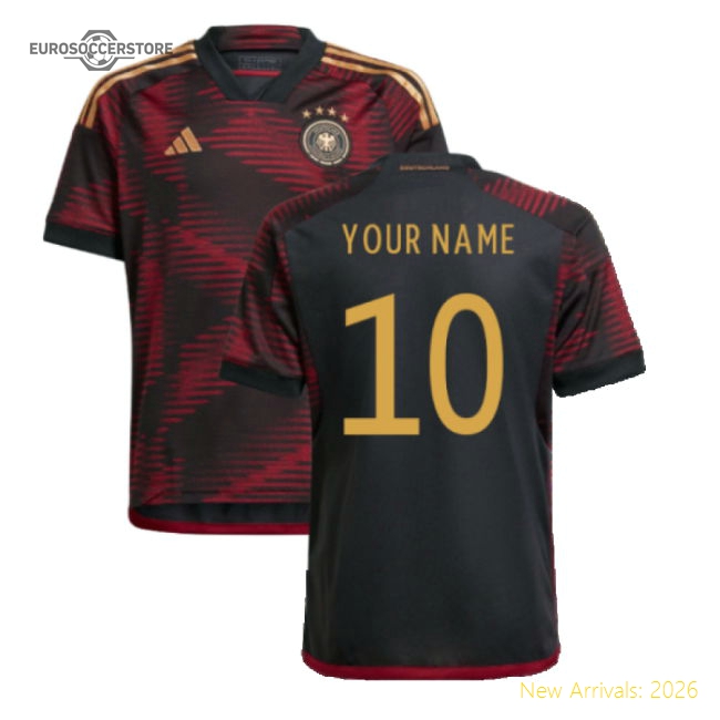 2022-2023 Germany Away Shirt (Kids) (Your Name)-The Soccer Shirt Hub