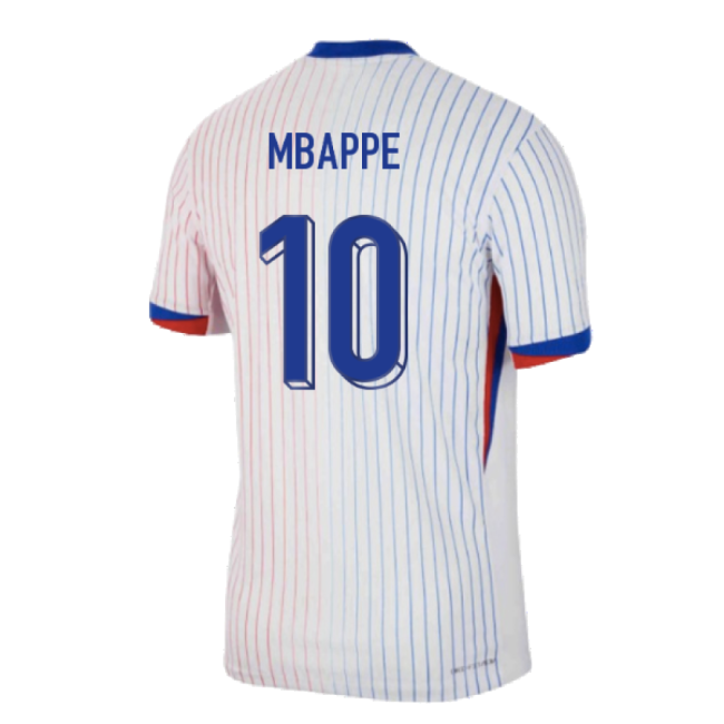 2024-2025 France Away Dri-ADV Match Shirt (Mbappe 10)-The Soccer Shirt Hub