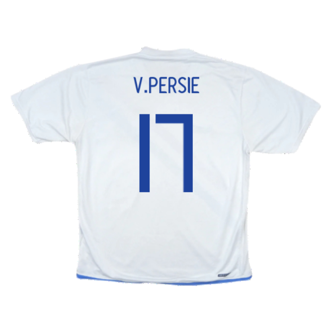 Holland 2006-08 Away Shirt ((Very Good) S) (V.Persie 17)-The Soccer Shirt Hub
