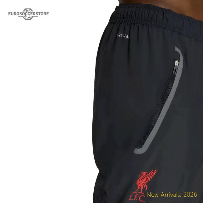 2025-2026 Liverpool Competition Vis Tech Travel Pants (Black)-The Soccer Shirt Hub