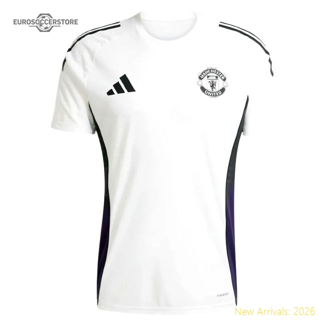 2025-2026 Man Utd Training Jersey (White) (Thomas 9)-The Soccer Shirt Hub