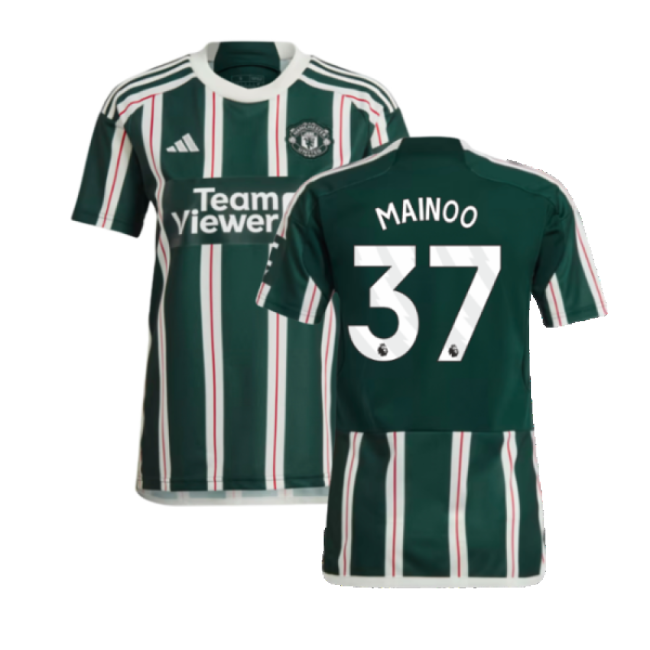 2023-2024 Man Utd Away Shirt (Mainoo 37)-The Soccer Shirt Hub