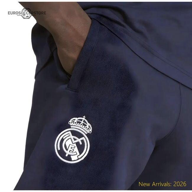 2025-2026 Real Madrid US Shorts (Navy)-The Soccer Shirt Hub