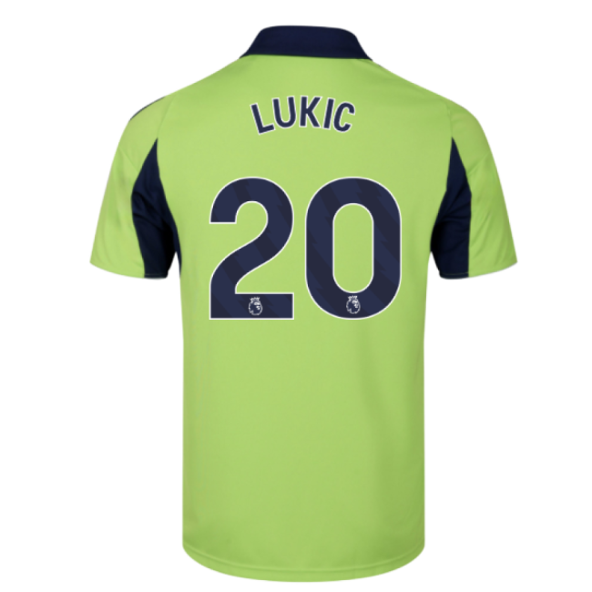 2025-2026 Fulham Away Shirt (Lukic 20)-The Soccer Shirt Hub