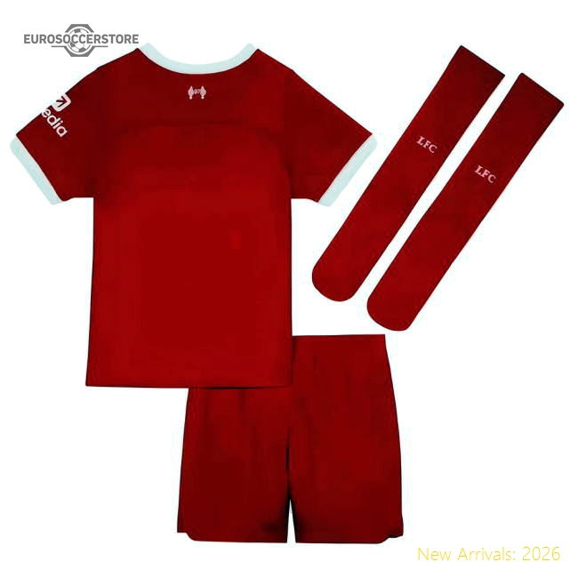 2023-2024 Liverpool Home Little Boys Mini Kit-The Soccer Shirt Hub
