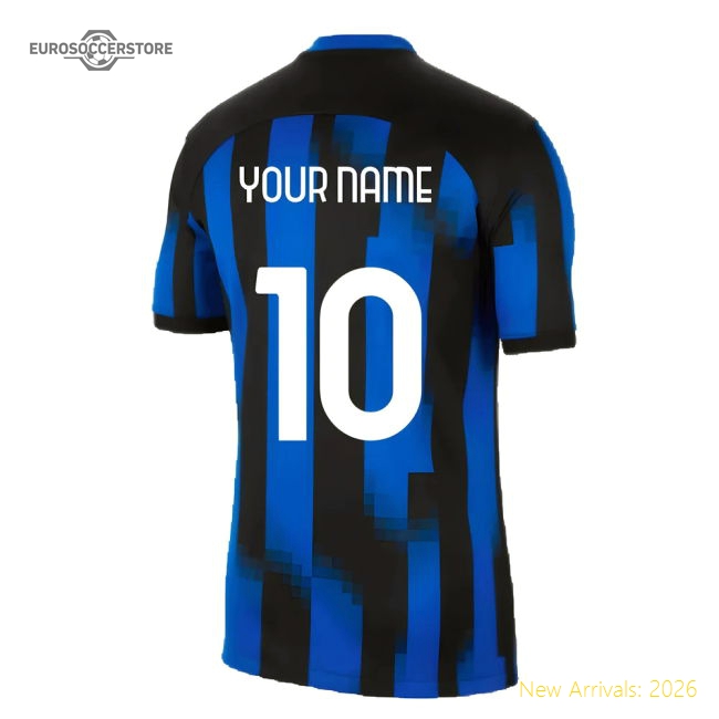 2023-2024 Inter Milan Home Shirt (Your Name)-The Soccer Shirt Hub