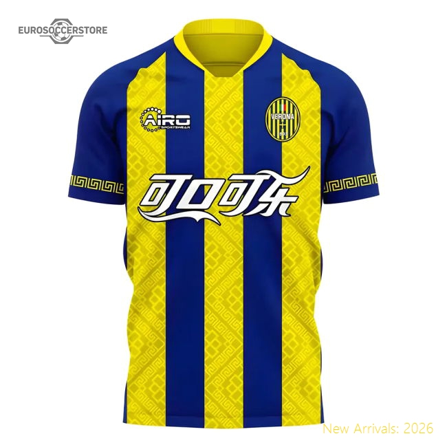 Hellas Verona 2025-2026 Home Concept Football Kit (Airo) - Womens-The Soccer Shirt Hub