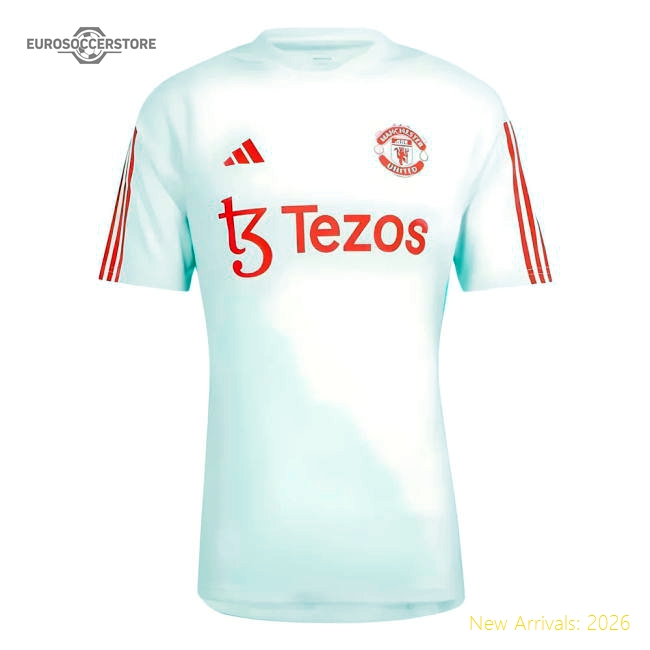2023-2024 Man Utd Training Jersey (White)-The Soccer Shirt Hub