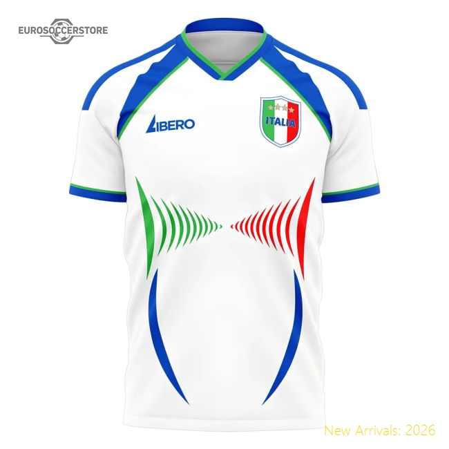 Italy 2006 Style Away Concept Shirt (Libero)-The Soccer Shirt Hub