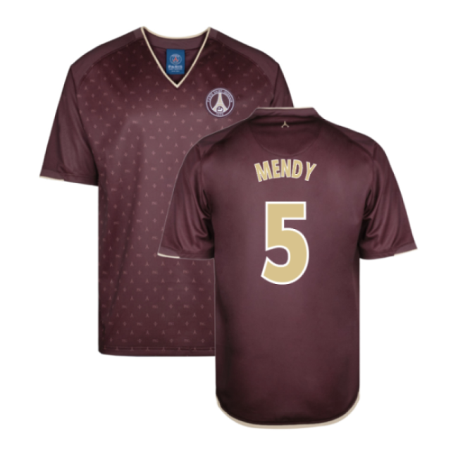 2006-2007 PSG Away Retro Shirt (Mendy 5)-The Soccer Shirt Hub