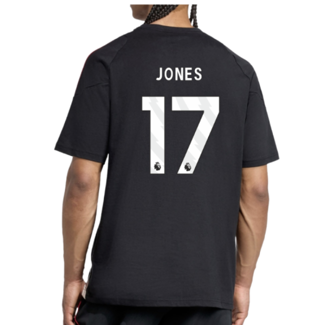 2025-2026 Liverpool Training Tee (Black) (Jones 17)-The Soccer Shirt Hub