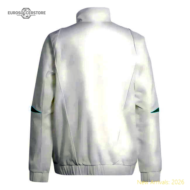 2023-2024 Man Utd Presentation Jacket (White) - Kids-The Soccer Shirt Hub
