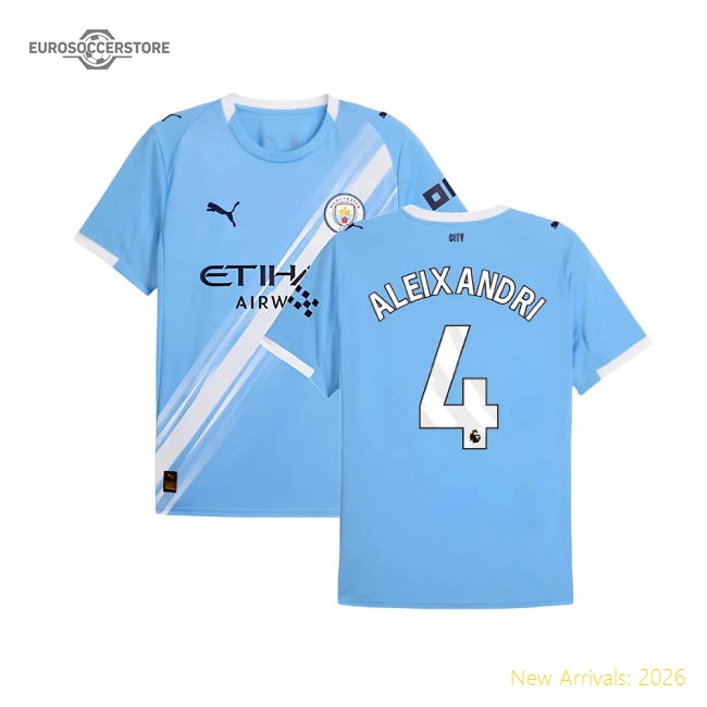 2025-2026 Man City Home Shirt (Aleixandri 4)-The Soccer Shirt Hub