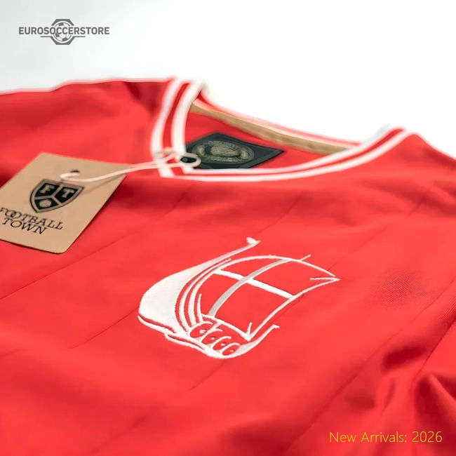 Vintage Denmark De Rød-hvide Soccer Jersey-The Soccer Shirt Hub