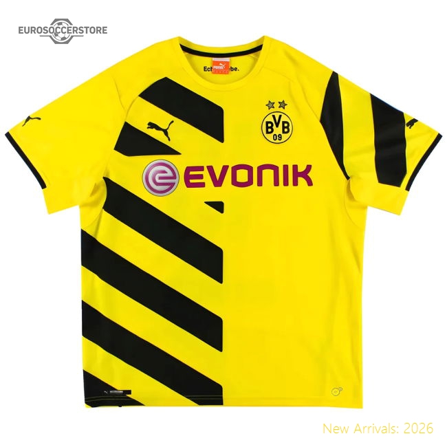 Borussia Dortmund 2014-15 Home Shirt (S) (Fair)-The Soccer Shirt Hub