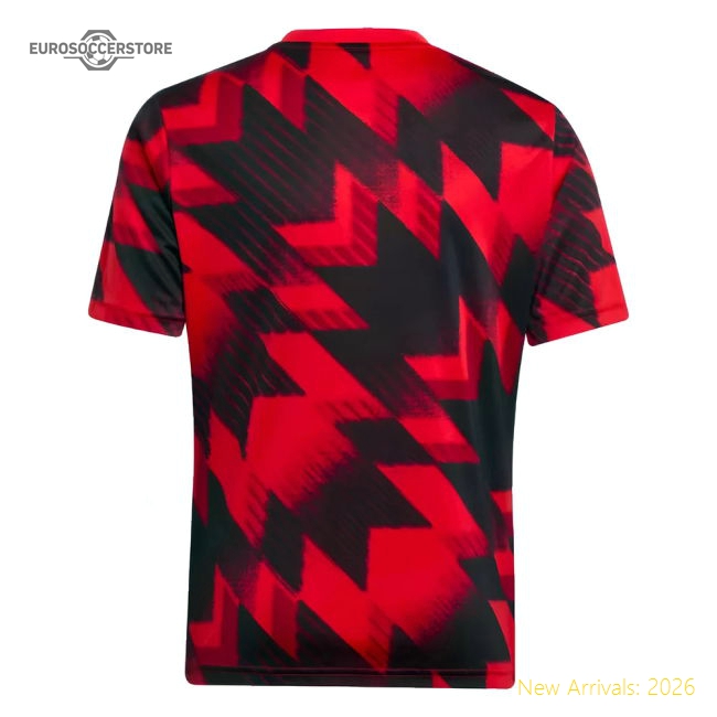 2025-2026 Man Utd Pre-Match Shirt (Red) - Kids (Thomas 9)-The Soccer Shirt Hub