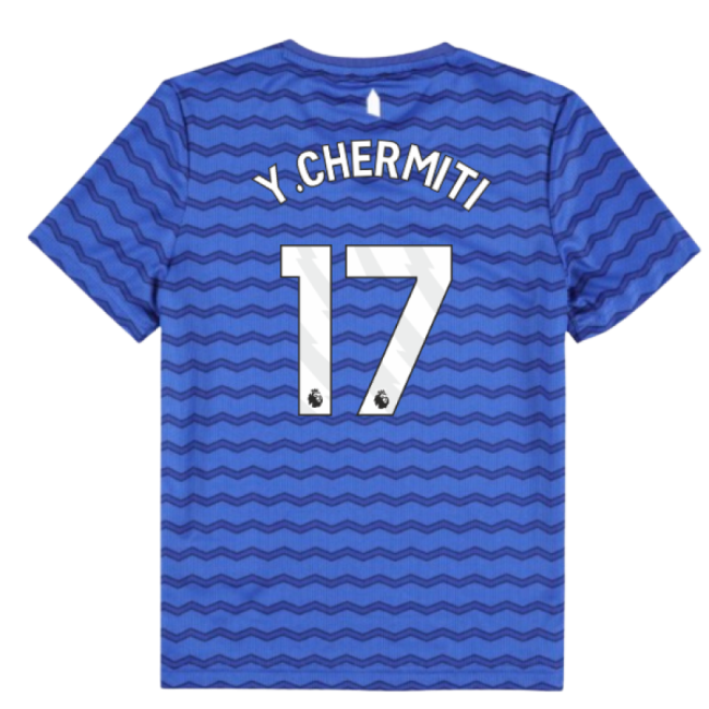 2025-2026 Everton Home Infant Kit (Y.Chermiti 17)-The Soccer Shirt Hub