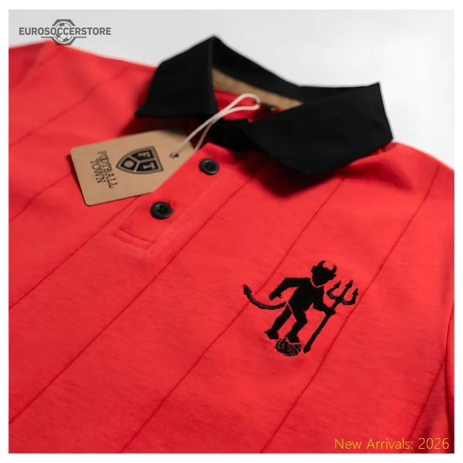 Manchester Red The Devil Polo Shirt-The Soccer Shirt Hub